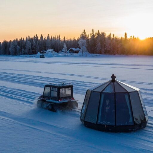 Vuokramökki Ranua, AuroraHut lasi-iglu 