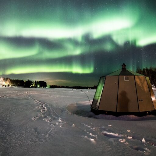 Vuokramökki Ranua, AuroraHut lasi-iglu 