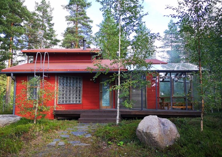 Vuokramökki Seinäjoki, Loma-asunto Ahven - tasokas majoitus, sauna, 2 mh,  4+1 
