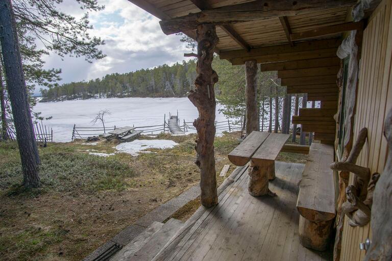 Vuokramökki Inari, Pitkä-maura, wilderness cabin 