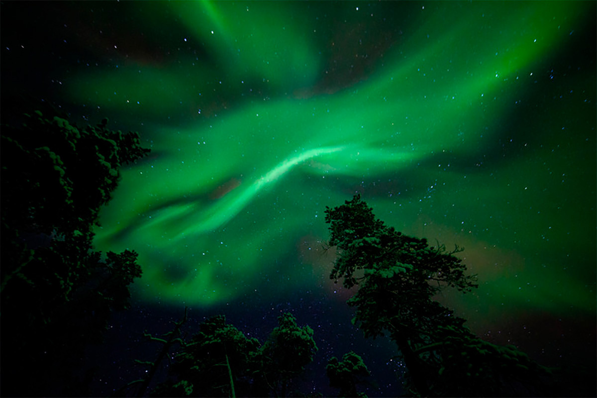 Aurora borealis Finland