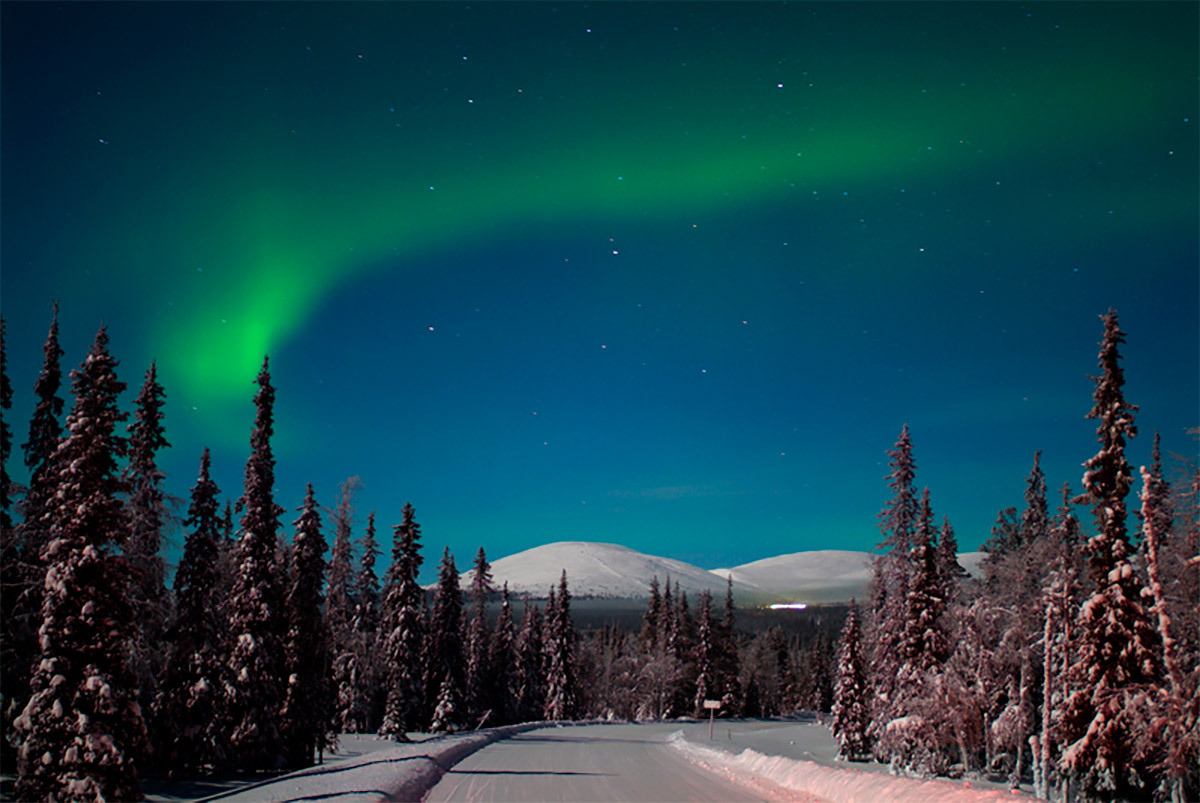 Northern lights Lapland Finland