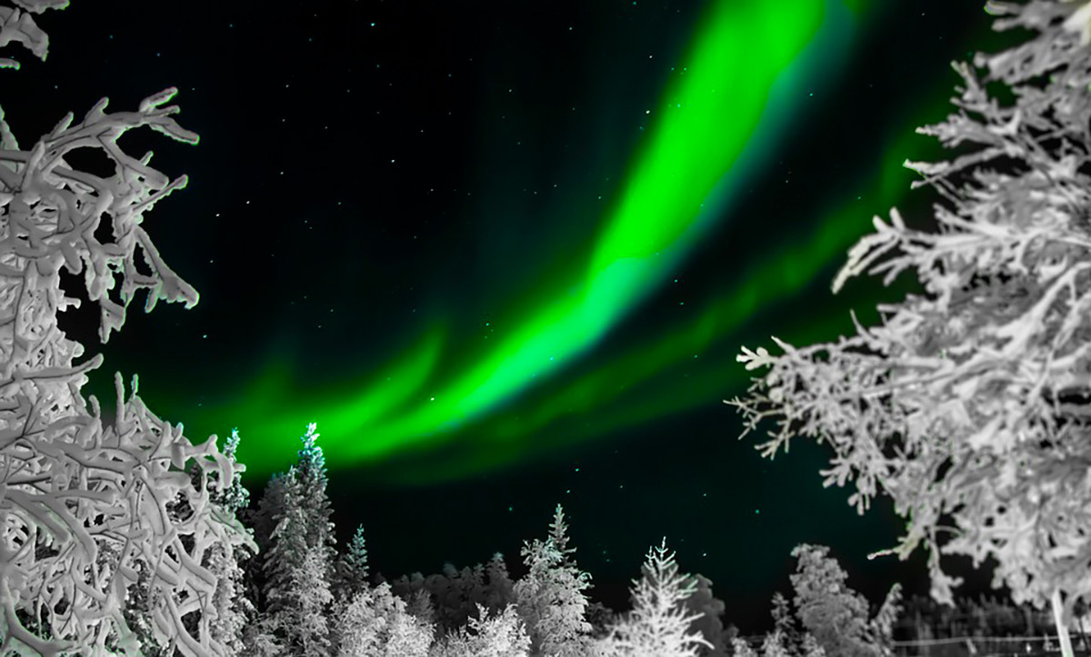 Northern lights Lapland